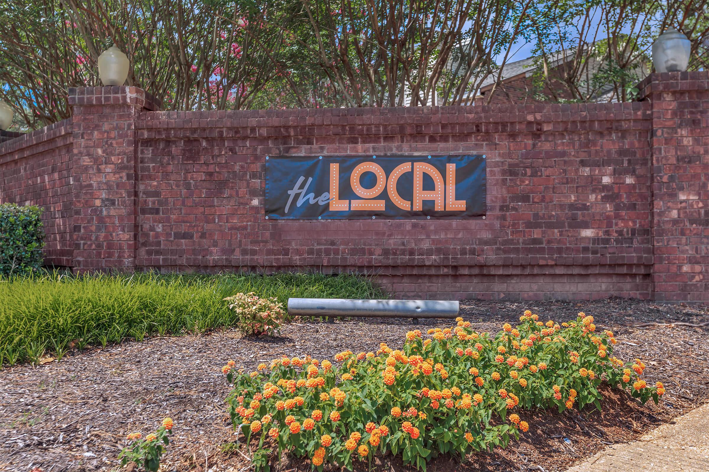 Entrance sign for 